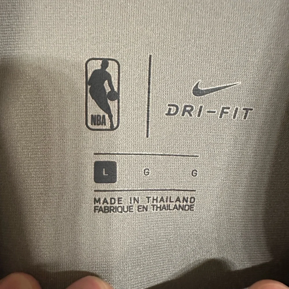 Nike Dri-FIT NBA Golden State Warriors Gray quarter zip